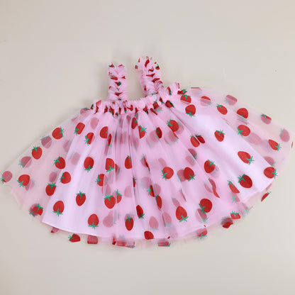 Berry First Birthday Dress, Birthday Strawberry Dress Bubble, Sweet One Dress, Strawberry Theme, Pink Gingham, Summer Outfit, Berry Dress